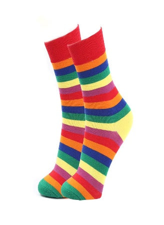 Multicolour Stripe Socks (Pack of 12)